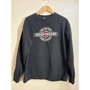 Independent Truck Company Unisex Black Crew Neck Sweater